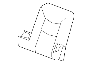 84492738 - : Part# 84492738 Vanilla Rear Driver Side Seat Back Cover for Cadillac: XT5 Image
