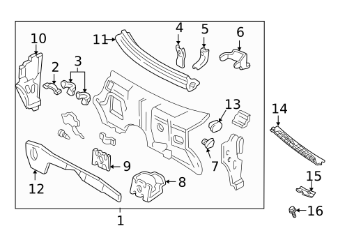 Cowl for 2002 Oldsmobile Bravada #1