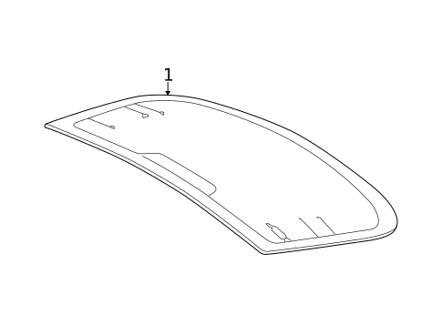 Glass & Hardware - Back for 2023 BMW M850i xDrive #0