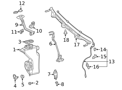 Windshield Wiper Motor for 2021 Mercedes-Benz E350 #0