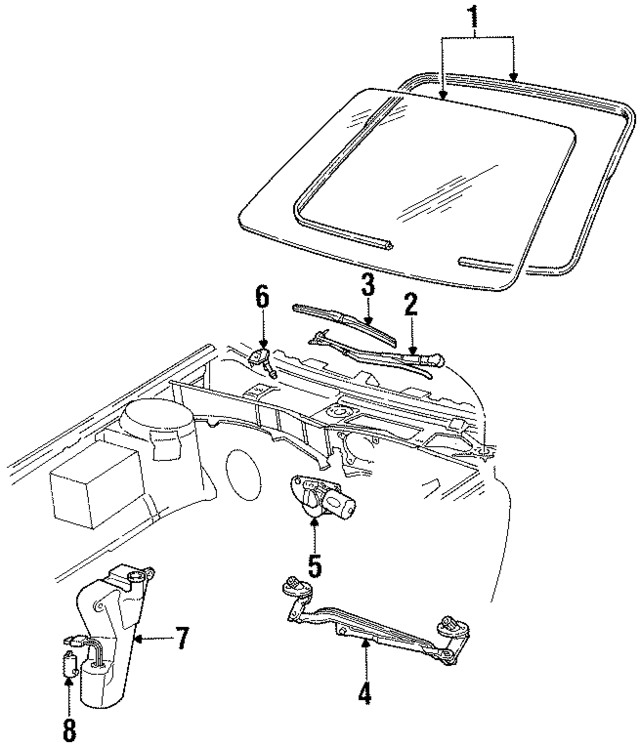 E9OY17700A - Body: Mirror Inside for Ford Image