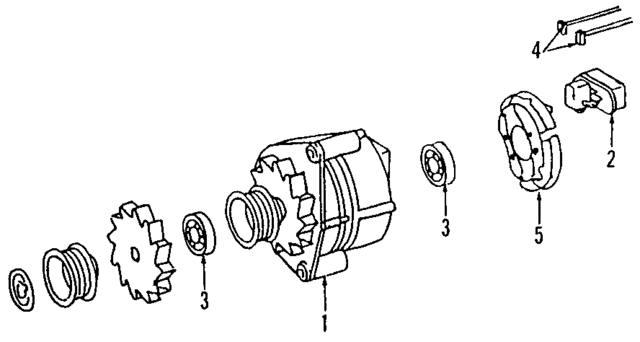 8154760280 - Electrical: Alternator for Mercedes-Benz Image