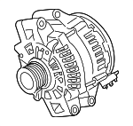 12317616120 - Electrical: Alternator for BMW: 128i, 135i, 135is, 335i, 335i GT xDrive, 335i xDrive, 335is, 435i, 435i Gran Coupe, 435i xDrive, 435i xDrive Gran Coupe, 535i, 535i GT, 535i xDrive, ActiveHybrid 3, M2, M235i, M235i xDrive, M240i, M240i xDrive, X1 Image
