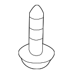 11547421 - Body: Side Cover Bolt for Buick: Enclave, Encore GX, Envision, Envista, Regal Sportback, Regal TourX | Cadillac: ATS, CT4, CT5, CT6, CTS, Escalade, Escalade ESV, ESCALADE IQ, LYRIQ, OPTIQ, XT4, XT5, XT6 | Chevrolet: Blazer, Blazer EV, Bolt EUV, Bolt EV, Camaro, Colorado, Corvette, Cruze, Equinox, Equinox EV, Malibu, Silverado 1500, Silverado 1500 LTD, Silverado 2500 HD, Silverado 3500 HD, Silverado EV, Suburban, Tahoe, Trailblazer, Traverse, Traverse Limited, Trax | GMC: Acadia, Canyon, Hummer EV Pickup, Hummer EV SUV, Sierra 1500, Sierra 1500 Limited, Sierra 2500 HD, Sierra 3500 HD, Sierra EV, Terrain, Yukon, Yukon XL | Oldsmobile: Intrigue | Pontiac: G6, Grand Am, Grand Prix | Saturn: Aura, Ion, Sky Image