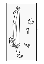 MB3Z61611B68AB - : Seat Belt Lap And Shoulder Belt for Ford: Bronco Image