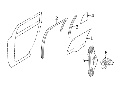 Doors for 2013 Lincoln MKX #1