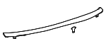 7681242130 - Body: Trim Molding for Toyota: bZ4X Image