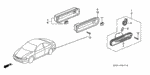 93901446G0 - Electrical/Exhaust/Heater/Fuel: SCREW, TAPPING (4X25) for Honda Image