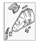 575809852 - Body: Inner Wheelhouse for Volkswagen: Taos Image