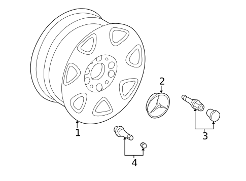 Wheels for 2001 Mercedes-Benz S600 #0