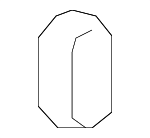 81252SDBA71ZW - Body: Knob for Acura: ILX, MDX, RDX, TL, TLX, TSX, ZDX Image