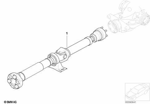 Prop Shaft for 2006 BMW 750Li #0