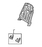883104R000HZ - Body: Seat Back Frame for Hyundai: Sonata Image