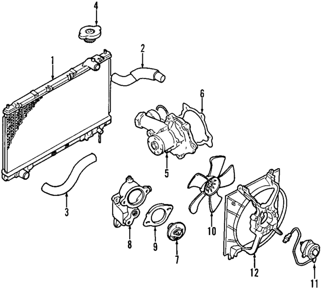 MR127910 - Belts &amp; Cooling: Radiator for Mopar Image