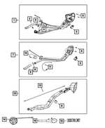 68090383AB - Fuel and Accelerator Pedal: Ground Strap for Mopar Image