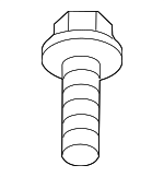 W705201S301 - Body: Bumper Bracket Mount Bolt for Ford: F-250 Super Duty, F-350 Super Duty, F-450 Super Duty, F-550 Super Duty Image