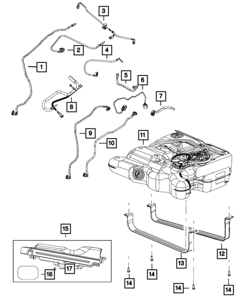 Fuel Tank for 2015 Ram C/V #0
