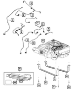4721754AB - Fuel: Jumper Wiring for Chrysler: Town &amp; Country | Dodge: Grand Caravan | Ram: C/V Image