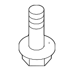 9015960477 - Body: Bumper Cover Screw for Lexus: ES250, ES300h, ES350, GS F, GS Turbo, GS200t, GS300, GS350, GS430, GS450h, GS460, GX550, HS250h, IS F, IS250, IS300, IS350, IS500, LS430, LS500, LS500h, LX470, LX600, LX700h, NX250, NX350, NX350h, NX450h+, RC F, RC300, RC350, RX350, RX350h, RX350L, RX450h, RX450h+, RX450hL, RX500h, RZ300e, RZ450e Image