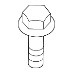 9010506298 - Body: Bumper Cover Upper Bolt for Lexus: CT200h, ES300h, ES350, GS300, GS350, GS430, GS450h, GS460, GX460, HS250h, IS F, IS250, IS350, LC500, LC500h, LS460, LS600h, LX570, NX300, NX300h, RC200t, RC300, RC350, RX350L, RX450hL Image