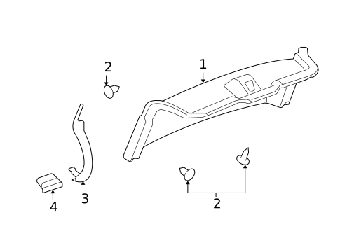 Interior Trim - Trunk for 2006 Buick Lucerne #0
