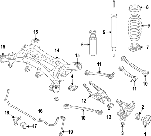 Rear Suspension for 2017 BMW M4 #0