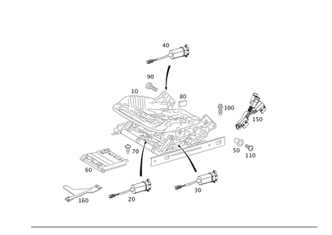 Seat Adjuster for 2012 Mercedes-Benz CL65 AMG #0