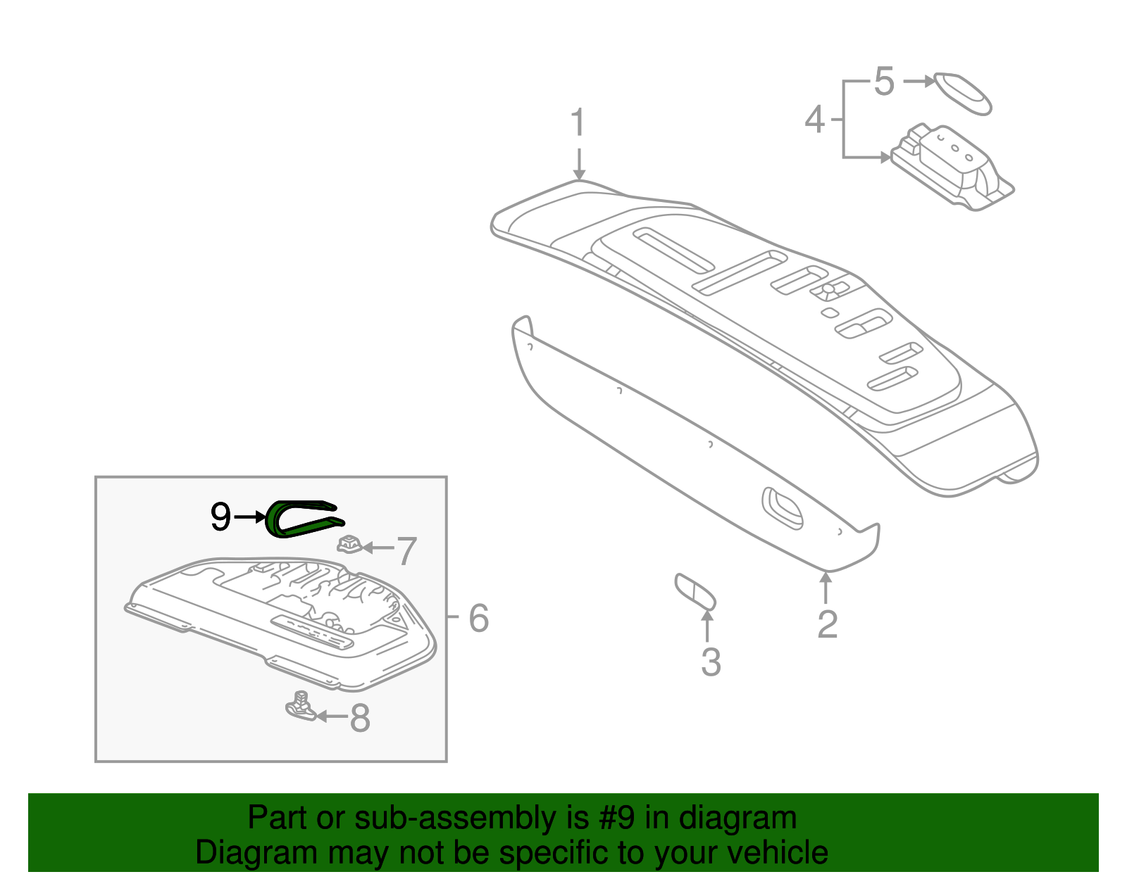 Tool Compartment Strap - BMW (71-11-1-182-775)
