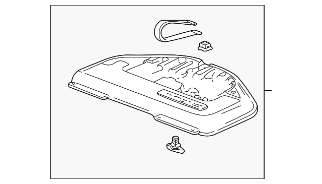 Tool Compartment - BMW (71-11-1-182-774)