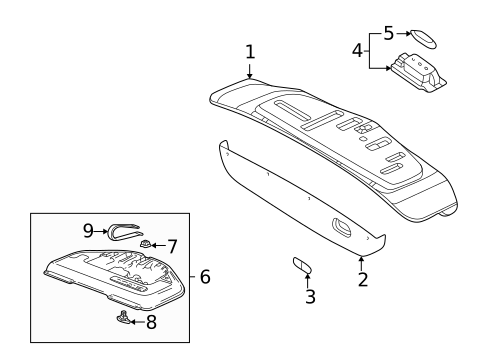 Interior Trim - Trunk for 1997 BMW 540i #0