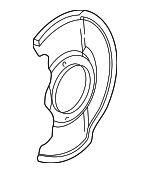 45255S0KA00 - : Splash Shield for Acura Image