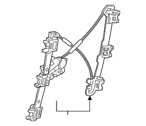 T4K1044 - : Window Regulator for Jaguar Image