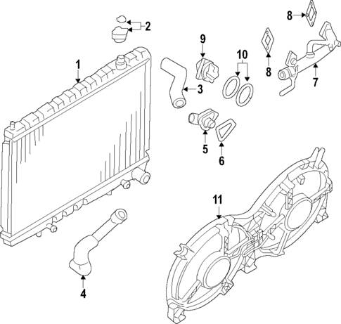 Cooling System for 2024 Nissan Murano #0