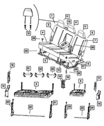 1RH34DK2AA - : Rear Seat Back Cover for Mopar Image