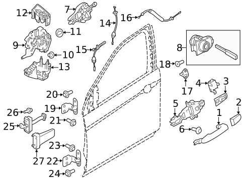 Front Door for 2021 Land Rover Discovery Sport #0