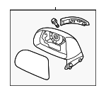 876101D911 - : Mirror Assembly for Kia: Rondo Image