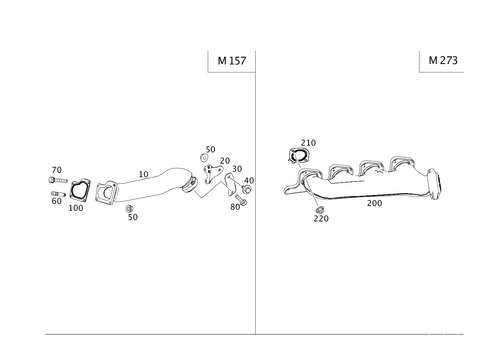 Exhaust Manifold for 2015 Mercedes-Benz G63 AMG #0