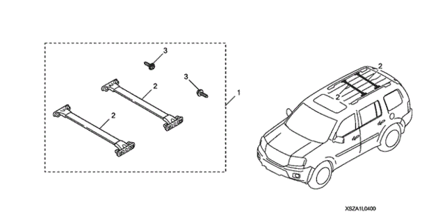 Crossbars for 2012 Honda Pilot #0