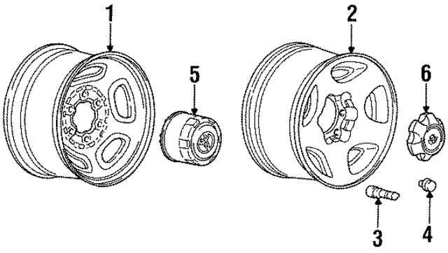 4260160362 - : Wheel Steel 16x8 Inch for Toyota Image