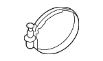 9611110780 - Engine: Intake Hose Clamp for Scion: iQ | Toyota: C-HR, Corolla, Matrix, Mirai, Sequoia, Tundra Image