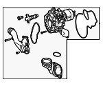 177200790164 - Cooling System: Thermostat Housing for Mercedes-Benz Image