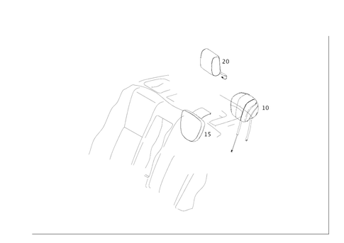 Head Restraint for 2017 Mercedes-Benz Maybach S 550 #0