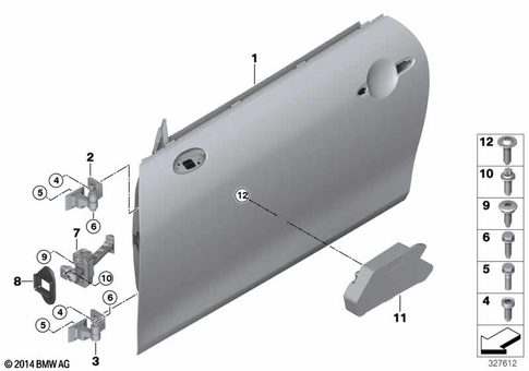Door, Front for 2013 Mini Cooper #0