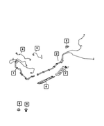 68599186AA - Fuel and Accelerator Pedal: Fuel Line Bundle for Mopar Image