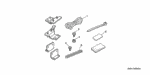 8B26S9V300 - Accessory Components: ATTACHMENT, CD CHANGER for Honda Image