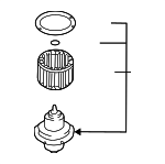 EC076114ZB - : Blower Assembly for Mazda: Tribute Image