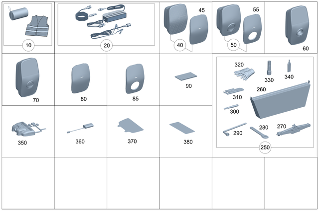 9063712 - Tools and Safety: Charging Station for Mercedes-Benz: 180A, 180b, 220a, 300C, 300CD, 350SD, A220, AMG GT 43, AMG GT 53, AMG GT 55, AMG GT 63, AMG GT 63 Pro, AMG GT 63 S, AMG GT 63 S E Performance, C300, C350e, C400, C43 AMG, C450 AMG, C63 AMG, C63 AMG S E Performance, CLA250, CLA35 AMG, CLA45 AMG, CLA45 AMG S, CLE300, CLE450, CLE53 AMG, CLS450, CLS53 AMG, E300, E350, E400, E43 AMG, E450, E53 AMG, E63 AMG S, EQB 250+, EQB 300, EQB 350, EQE 350, EQE 350 SUV, EQE 350+, EQE 350+ SUV, EQE 500, EQE 500 SUV, EQE AMG, EQE AMG SUV, EQS 450, EQS 450 SUV, EQS 450+, EQS 450+ SUV, EQS 580, EQS 580 SUV, EQS AMG, GLA250, GLA35 AMG, GLA45 AMG, GLC300, GLC350e, GLC43 AMG, GLC63 AMG, GLC63 AMG S, GLC63 AMG S E Performance, GLE350, GLE450, GLE450e, GLE53 AMG, GLE580, GLE63 AMG S, Maybach EQS 680 SUV, Maybach S550, Maybach S560, Maybach S580, Maybach S600, Maybach S650, Maybach S680, S450, S500, S550, S550e, S560, S580, S580e, S600, S63 AMG, S63 AMG E Performance, S65 AMG, SL43 AMG, SL55 AMG, SL63 AMG, SL63 AMG S E Performance Image