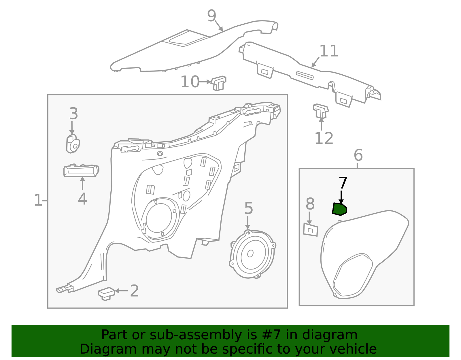 2014-2024 Chevrolet Multi-Purpose Clip 11546767 GM | GMPartsDirect.com