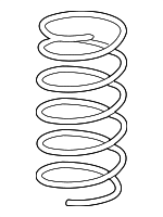 31360800 - : 2007-2016 Volvo Coil Spring for Volvo: S80, V70, XC70 Image