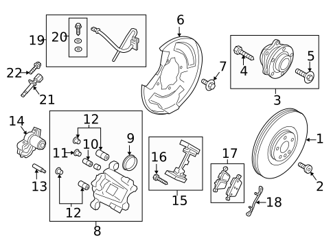Rear Brakes for 2019 Volvo XC90 #10